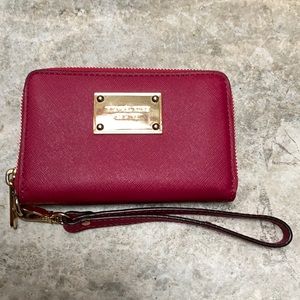 Pink Michael Kors Wallet Wristlet